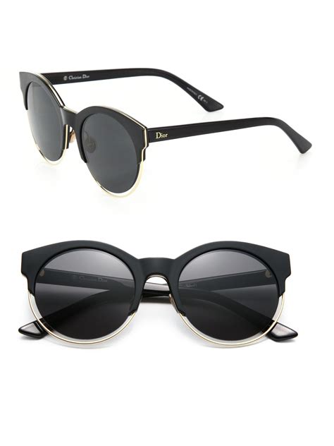 dior round sunglasses black|christian Dior oversized sunglasses.